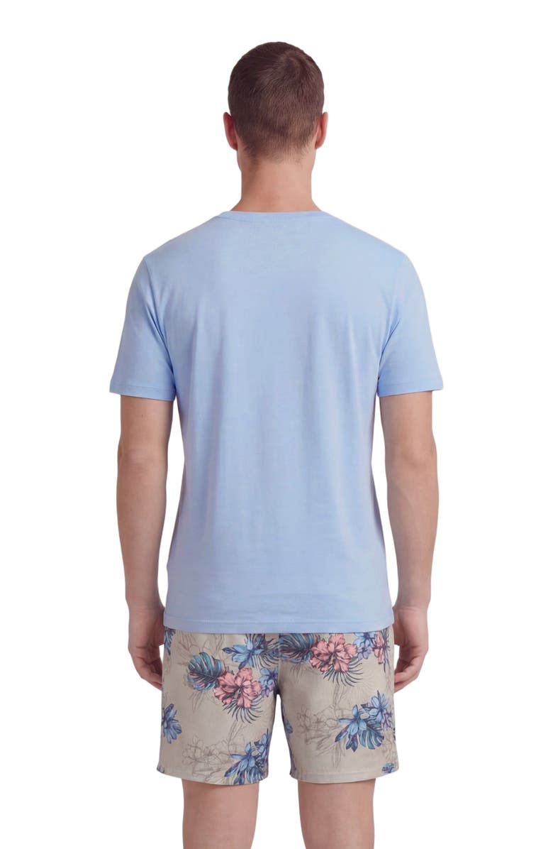 Lords of Harlech Exotic Floral Mens Lounge Short, Alternate, color, Exotic Floral Neutral