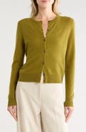 Nordstrom Crewneck Cashmere Cardigan