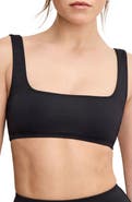 Good American Square Neck Compression Bikini Top