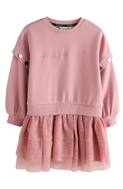 Kids' Amphia Long Sleeve Twofer Dress (Little Kid & Big Kid)