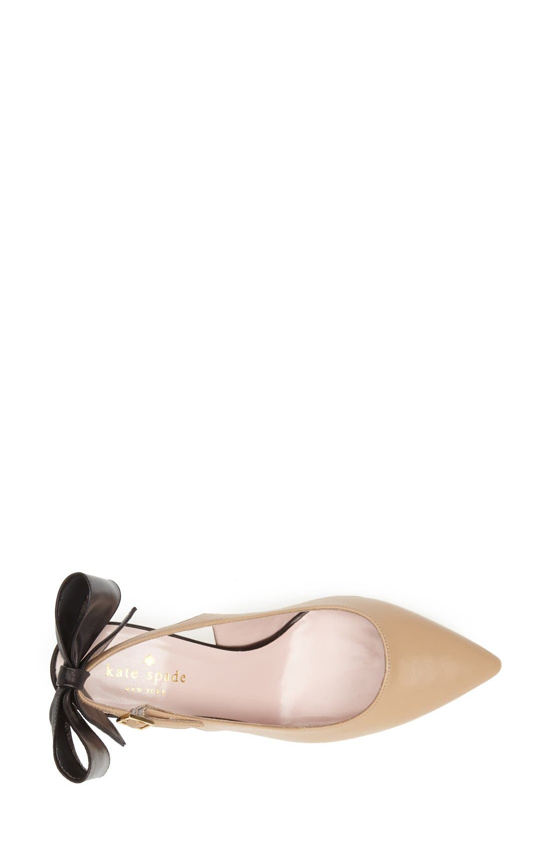 'jax' slingback pump, Alternate, color, NATURAL