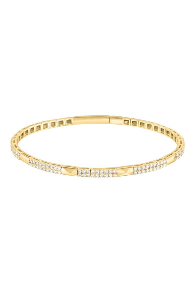 Lab-Grown Diamond Bangle Bracelet, Main, color, GOLD