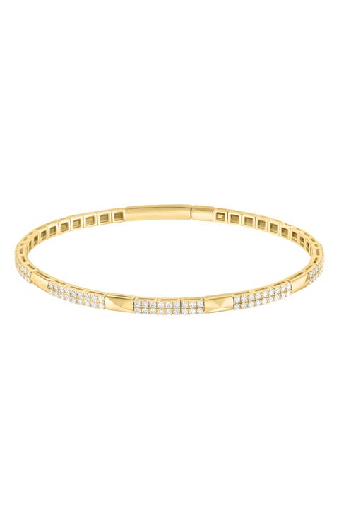 Lab-Grown Diamond Bangle Bracelet