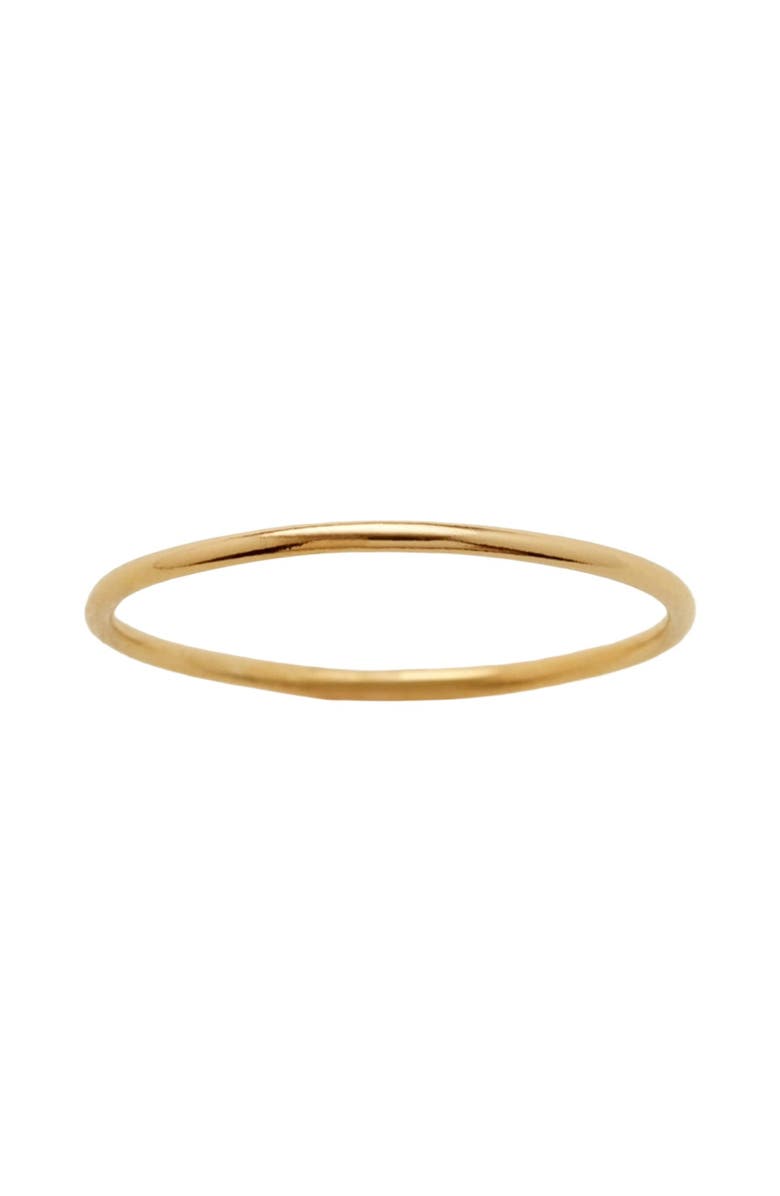 MADE BY MARY Round Stacking Ring, Main, color, Gold Filled