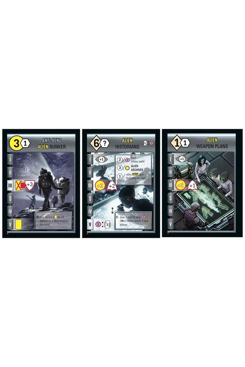 Race for The Galaxy Xeno Invasion Board Game Expansion, Alternate, color, Multicolored