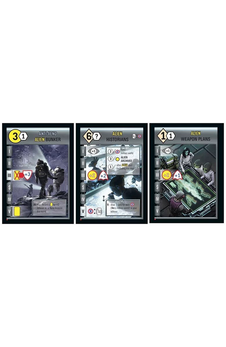 Rio Grande Games Race for The Galaxy Xeno Invasion Board Game Expansion, Alternate, color, Multicolored