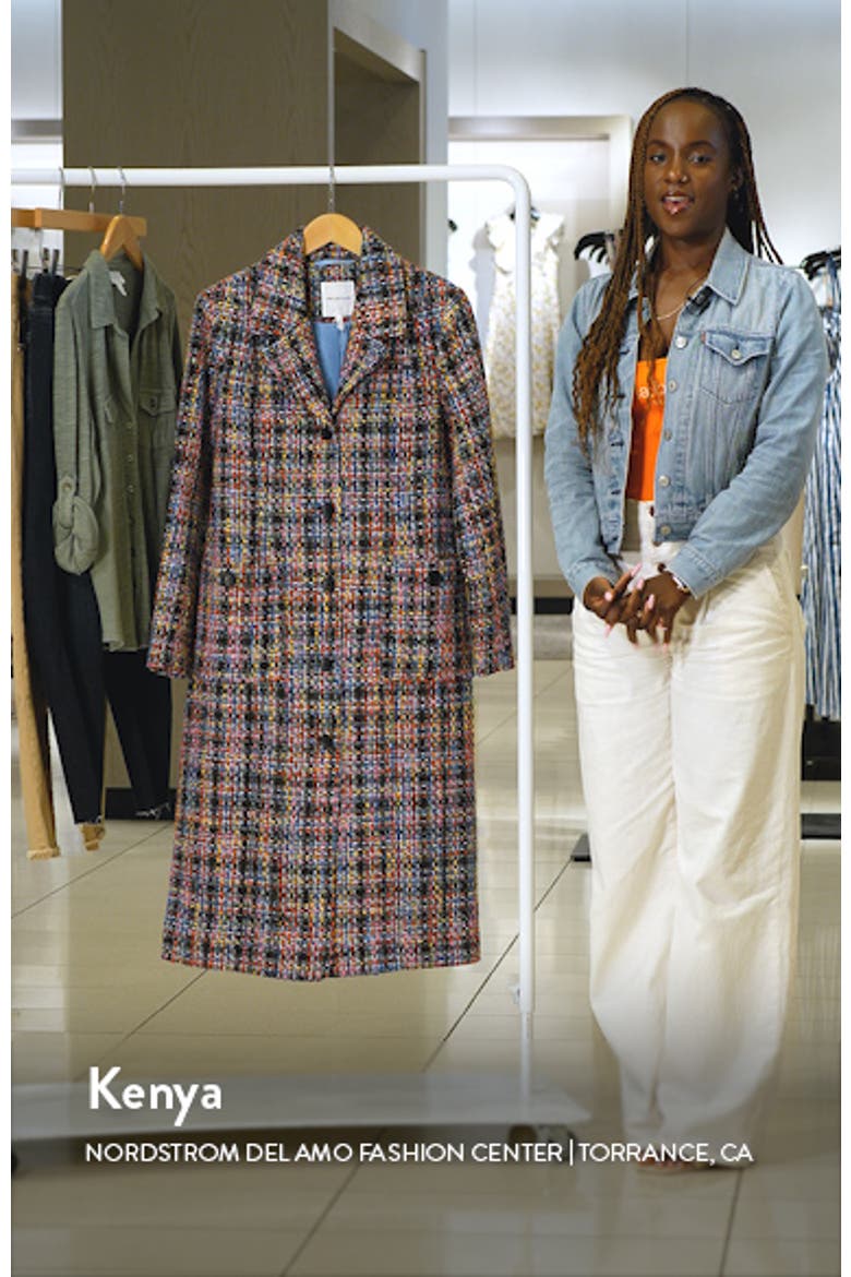 Tweed Longline Coat video