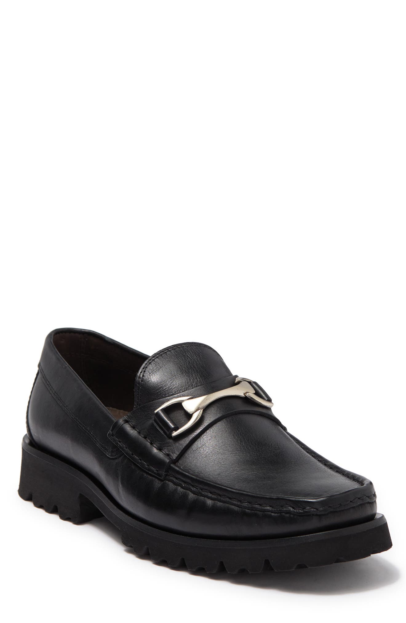 Donald Pliner Lug Sole Bit Loafer, Main, color, 