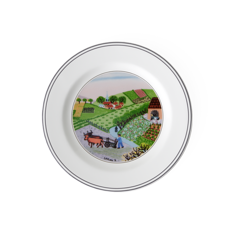 Design Naif Bread & Butter Plate #4 Plowing