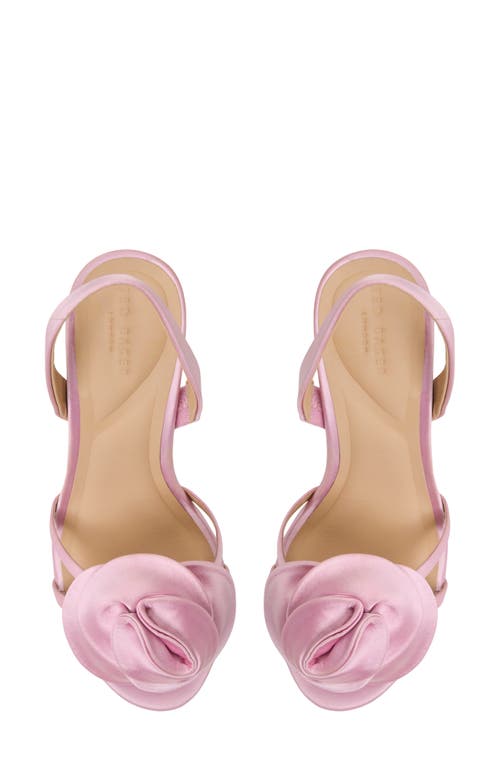 Ted Baker London Aria Rose Slingback Sandal In Light Pink