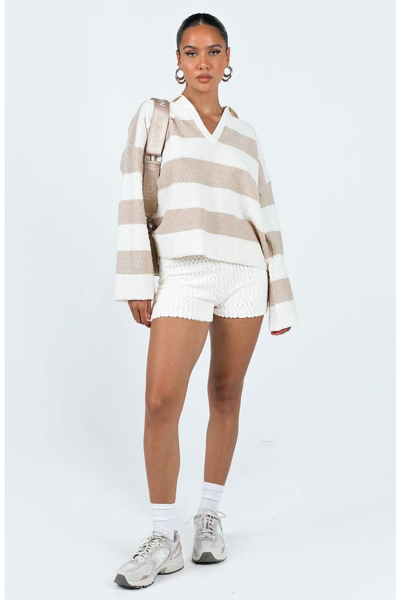Rick Striped Collar Sweater, Alternate, color, MULTI