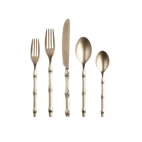 Mepra Bali Flatware Set In Metallic