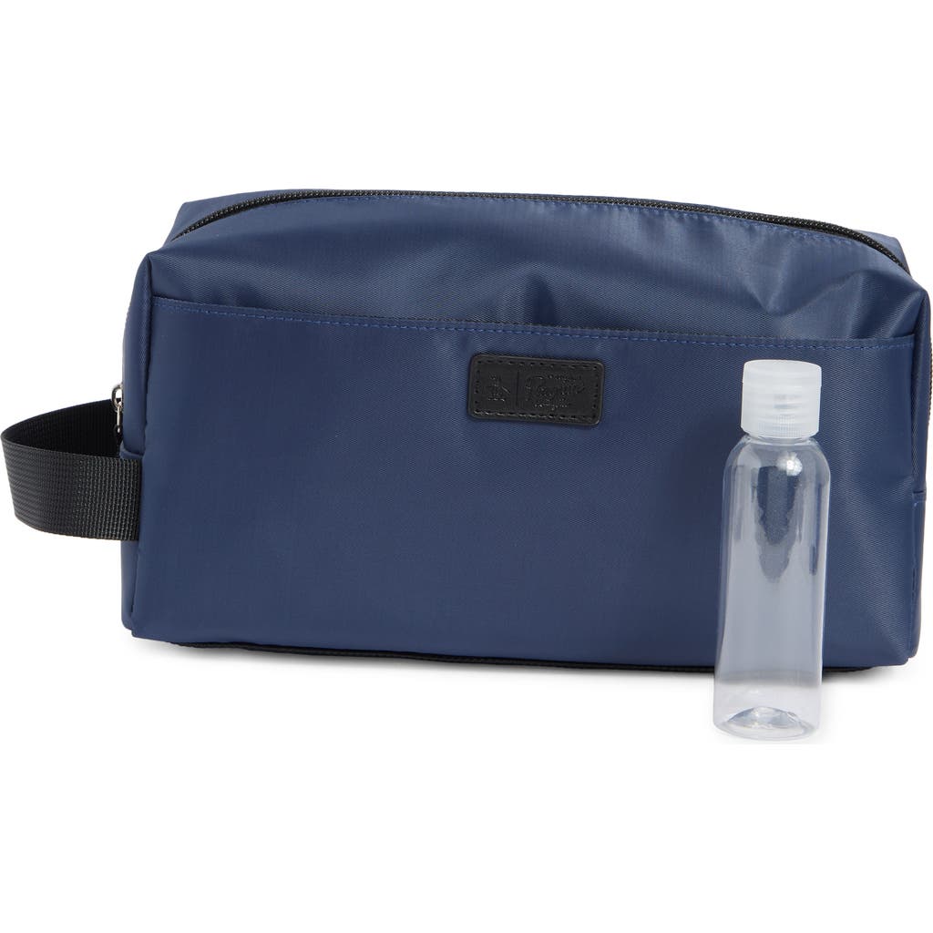 Original Penguin Barrel Handing Dopp Kit In Blue