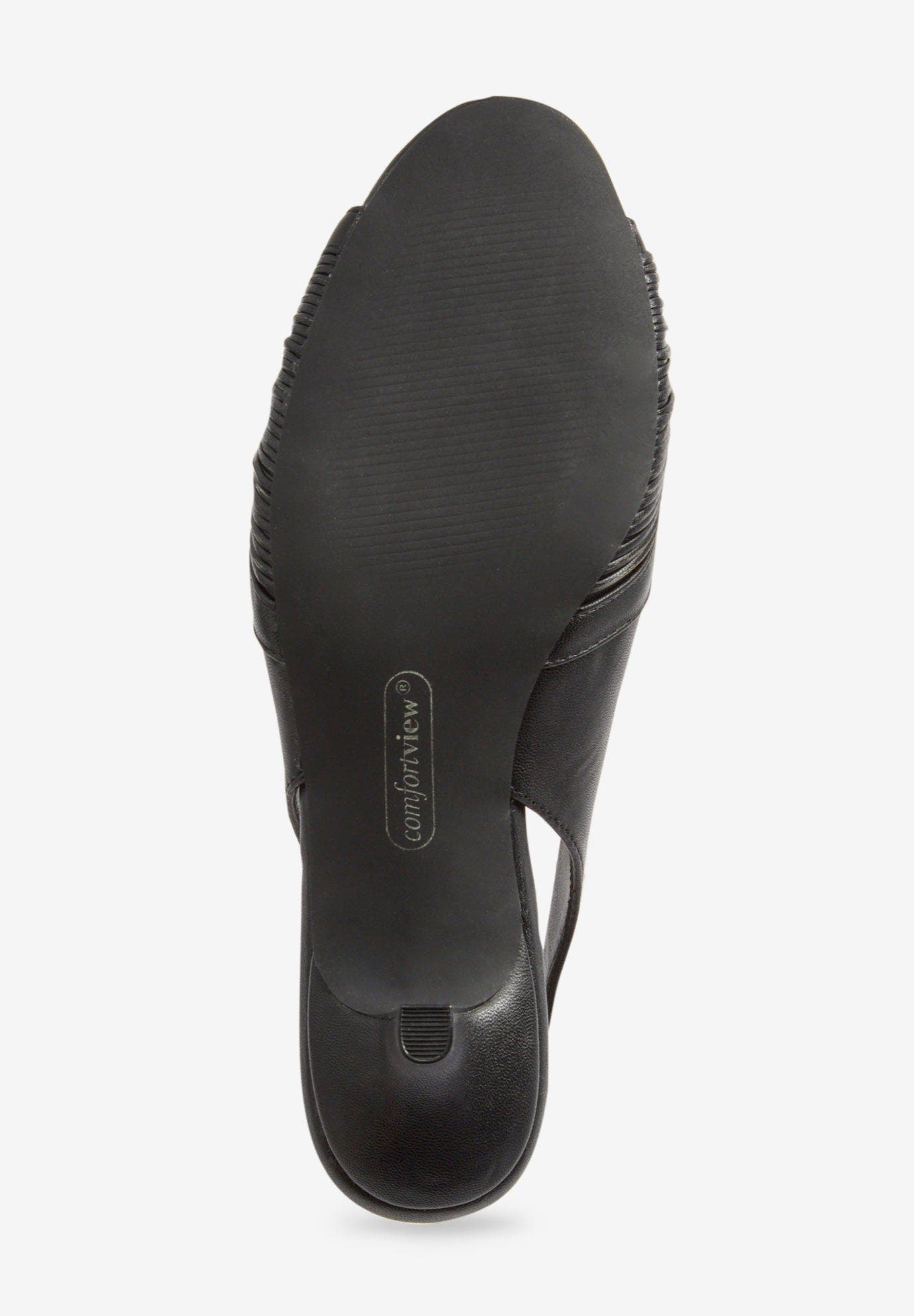 Comfortview The Katelyn Slingback, Alternate, color, Black