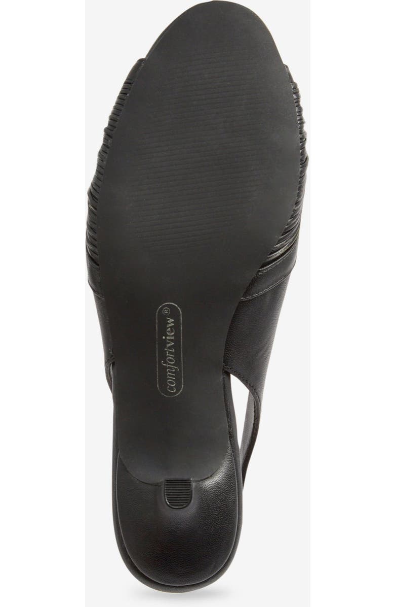 Comfortview The Katelyn Slingback, Alternate, color, Black