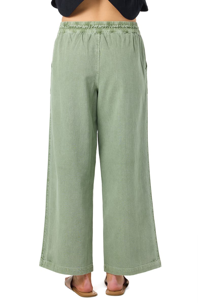 O'Neill Sevie 2 Drawstring Cotton Twill Pants, Alternate, color, Sea Spray