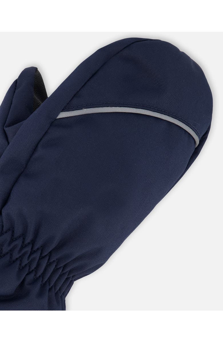 Deux par Deux Kids Unisex Winter Mittens Play, Alternate, color, Navy Blue