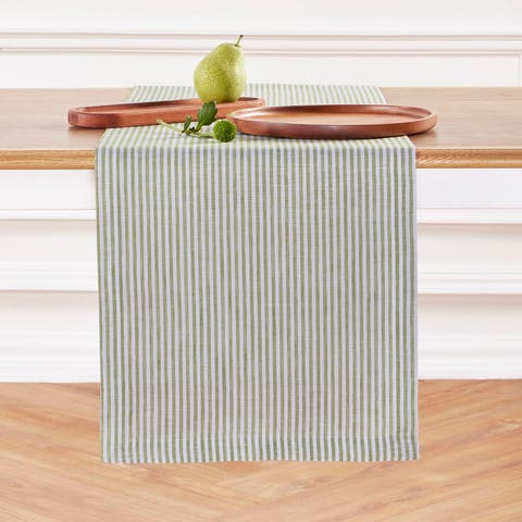 Linen Table Runner - Narrow Stripe
