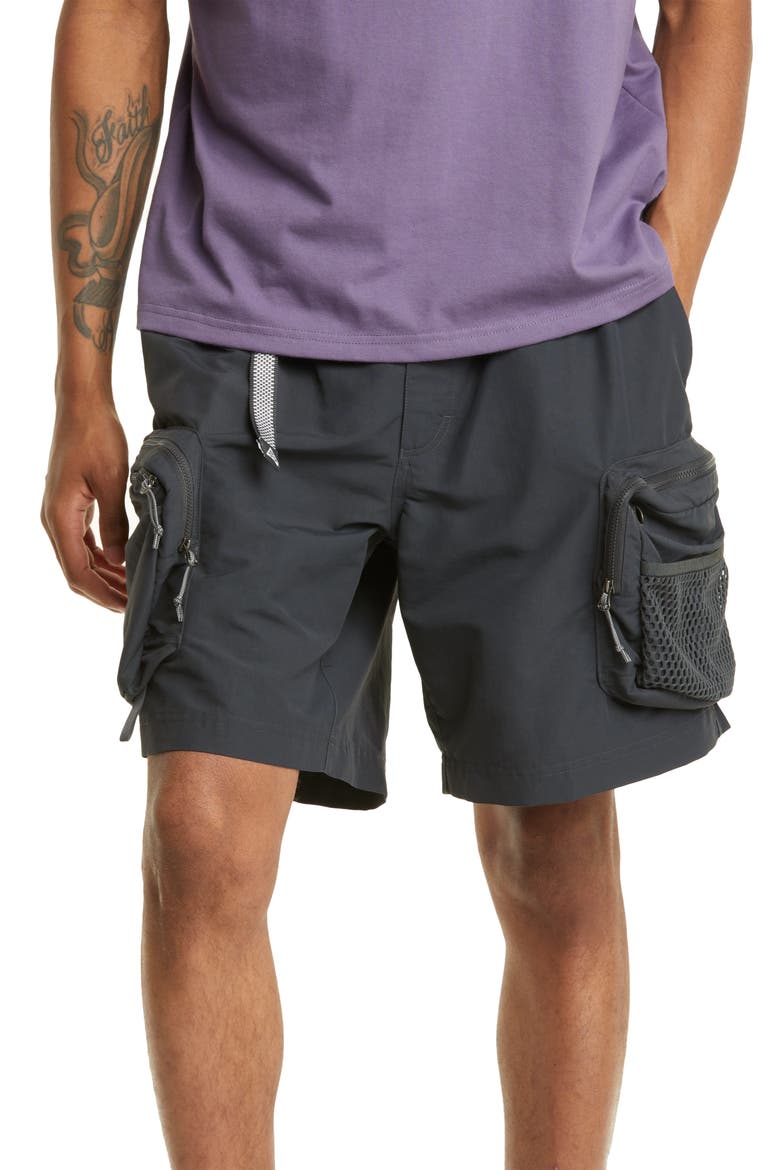 Men's ACG 'Snowgrass' Cargo Shorts, Main, color, DARK SMOKE GREY/ SUMMIT WHITE