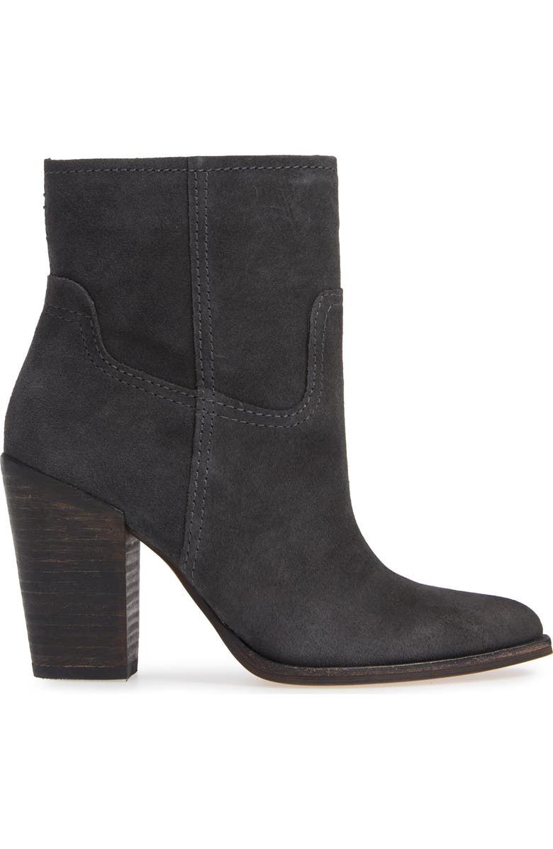 Dolce Vita Kelani Slouchy Western Bootie, Alternate, color, Anthracite