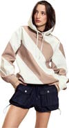 Cynthia Rowley Drew Striped Hoodie