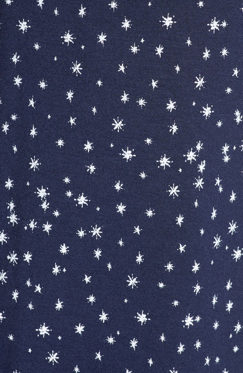 Eberjey Gisele Printed Short Sleeve Cropped Pajamas, Alternate, color,