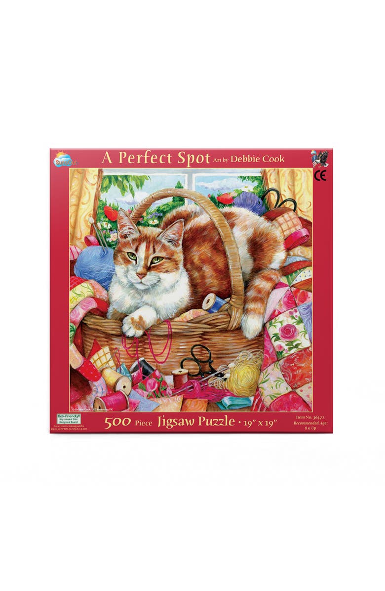Sunsout A Perfect Spot 500 piece Jigsaw Puzzle for Adults, Alternate, color, Multicolor
