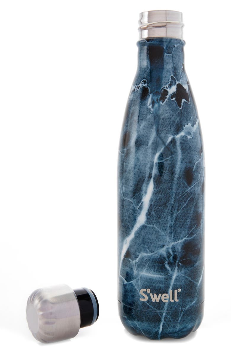 S'well Elements Collection - Blue Marble Stainless Steel Water Bottle, Alternate, color,