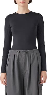 Grey Lab Long Sleeve Bodysuit