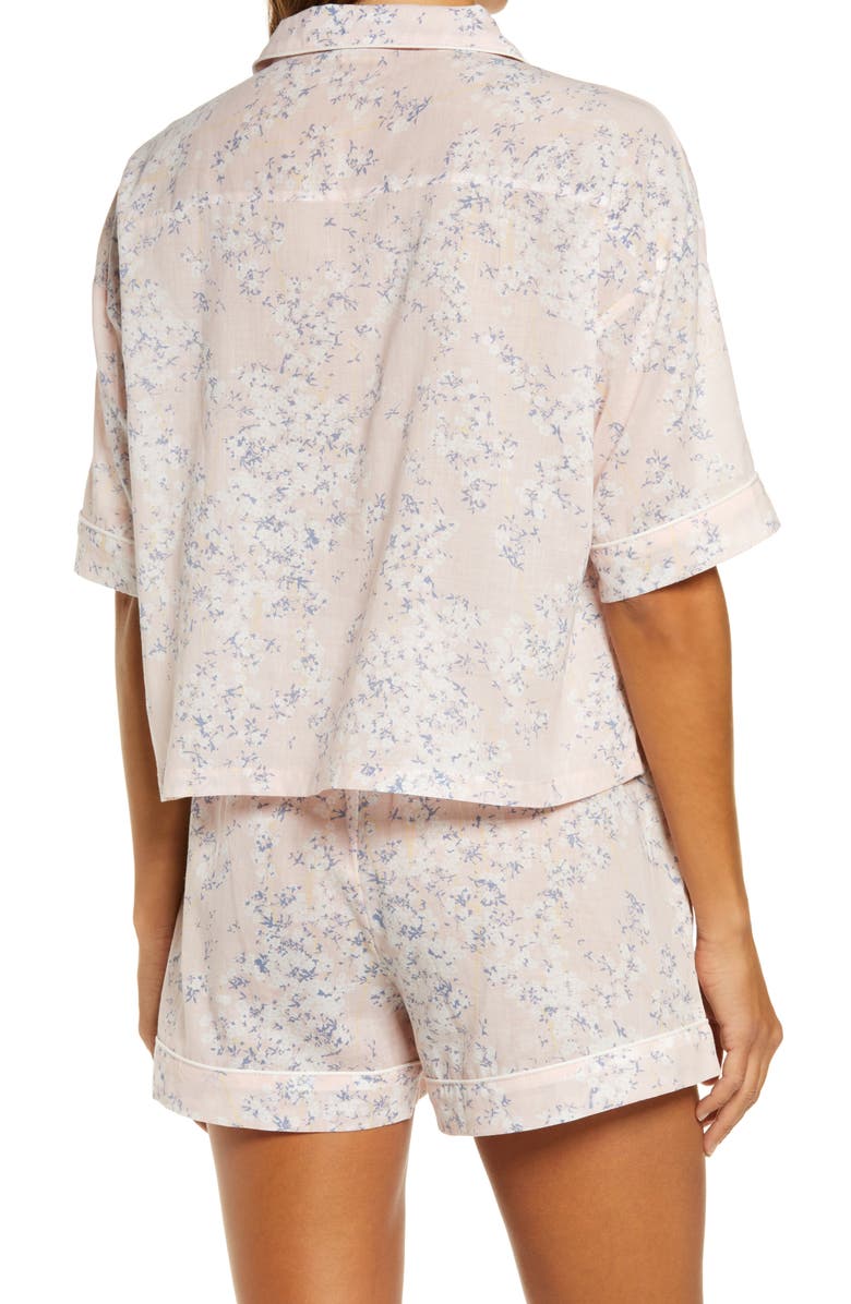 Papinelle Cherry Blossom Short Pajamas, Alternate, color,