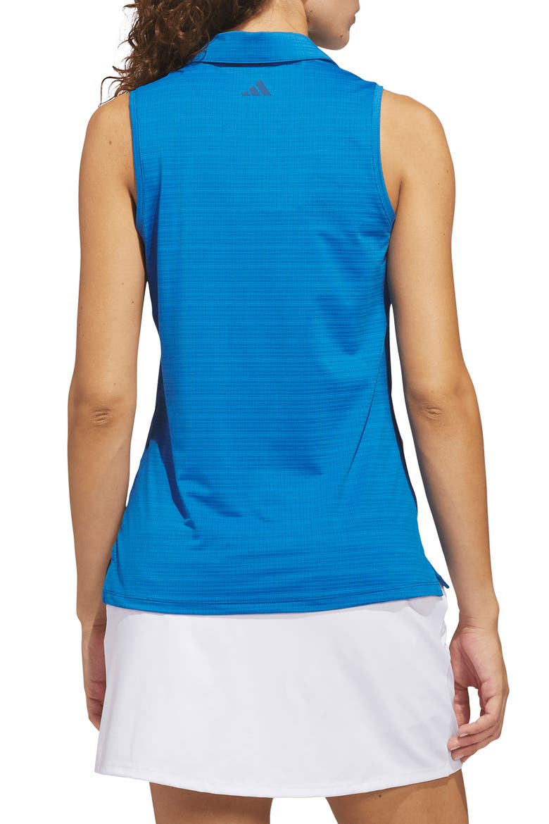 Performance Sleeveless Jacquard Polo, Alternate, color, LUCID RAY BLUE