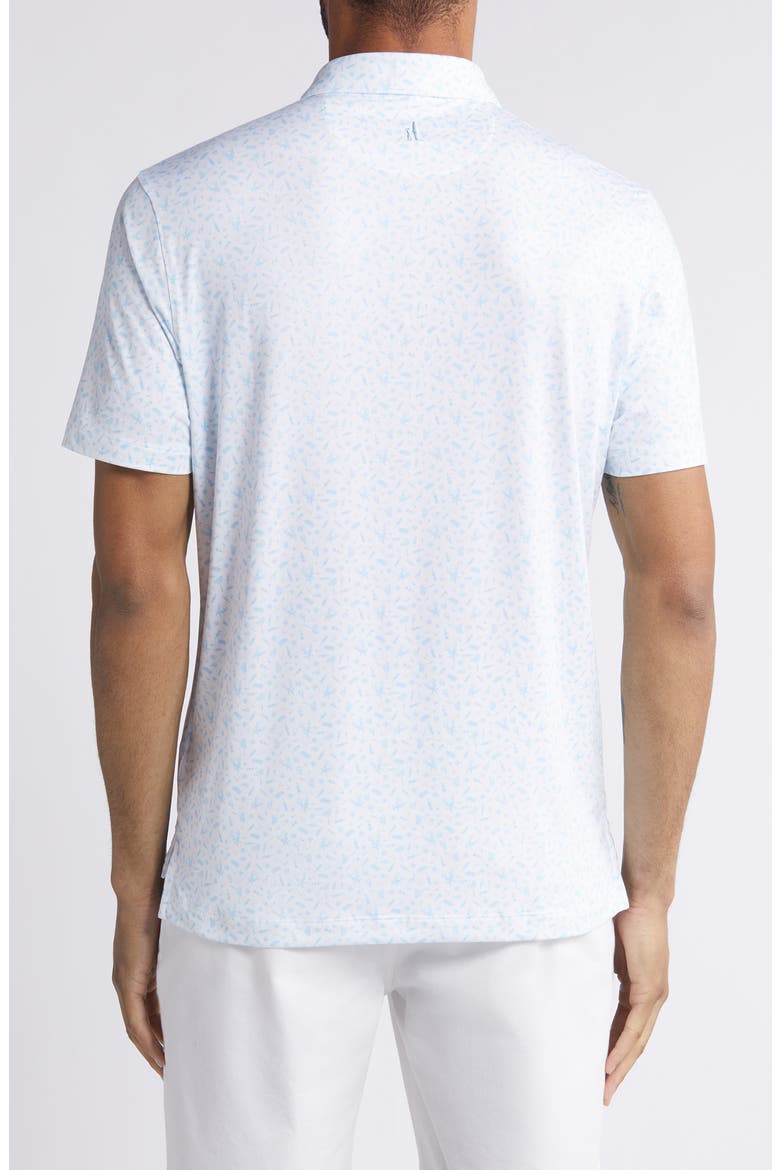Stag Night Print Performance Polo, Alternate, color, PERMAFROST