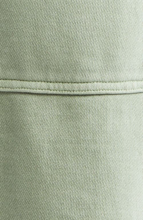 R13 Crossover Sweat Shorts In Light Olive