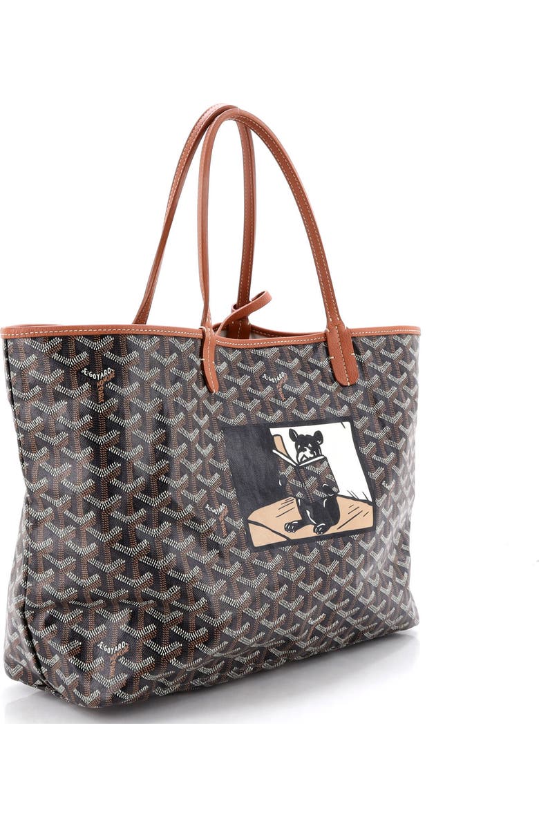 Pre-Owned Goyard Saint Louis Tote Printed Coated Canvas PM, Alternate, color, Print