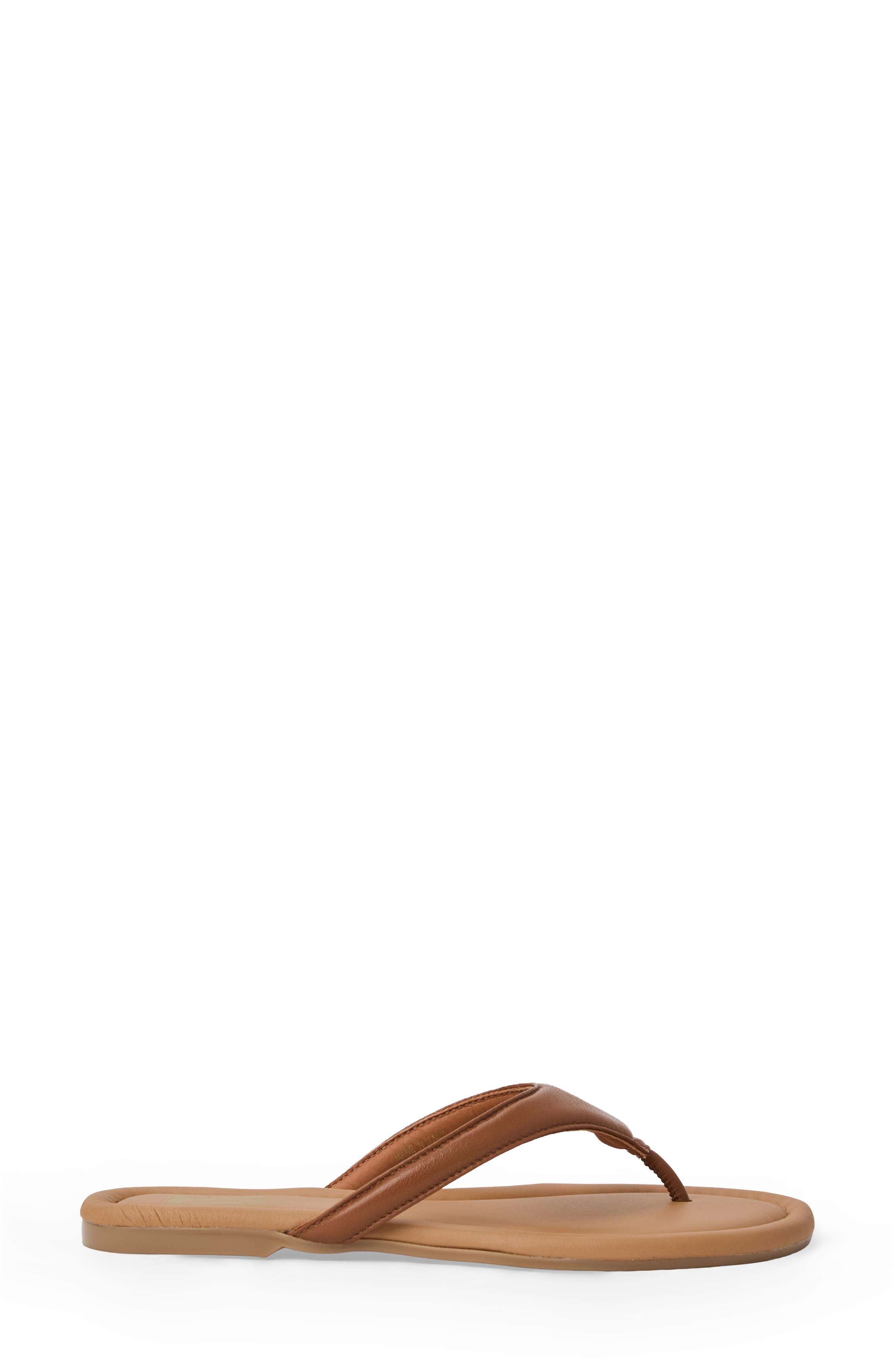Malora Flip Flop, Alternate, color, COGNAC LEATHER
