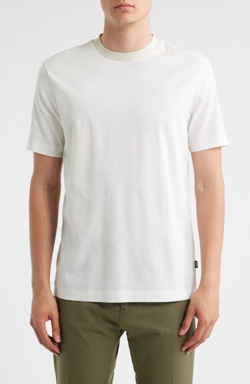 Hugo Boss Boss Thompson Cotton T-shirt In White