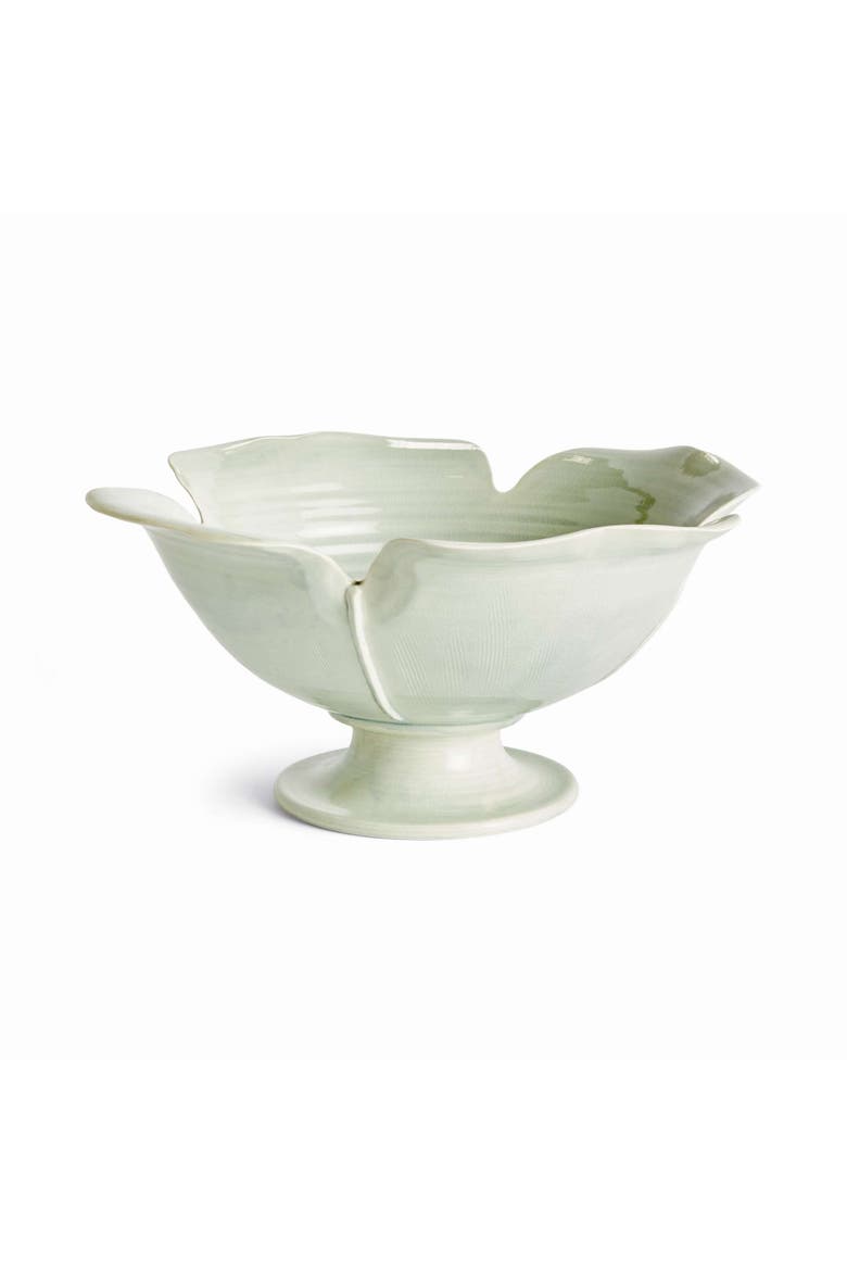 Petalo Footed Bowl, Main, color, Green