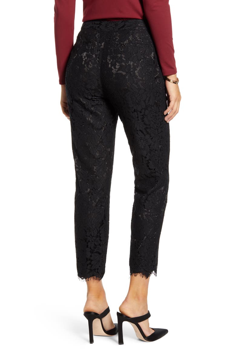 Lace Pants, Alternate, color, BLACK
