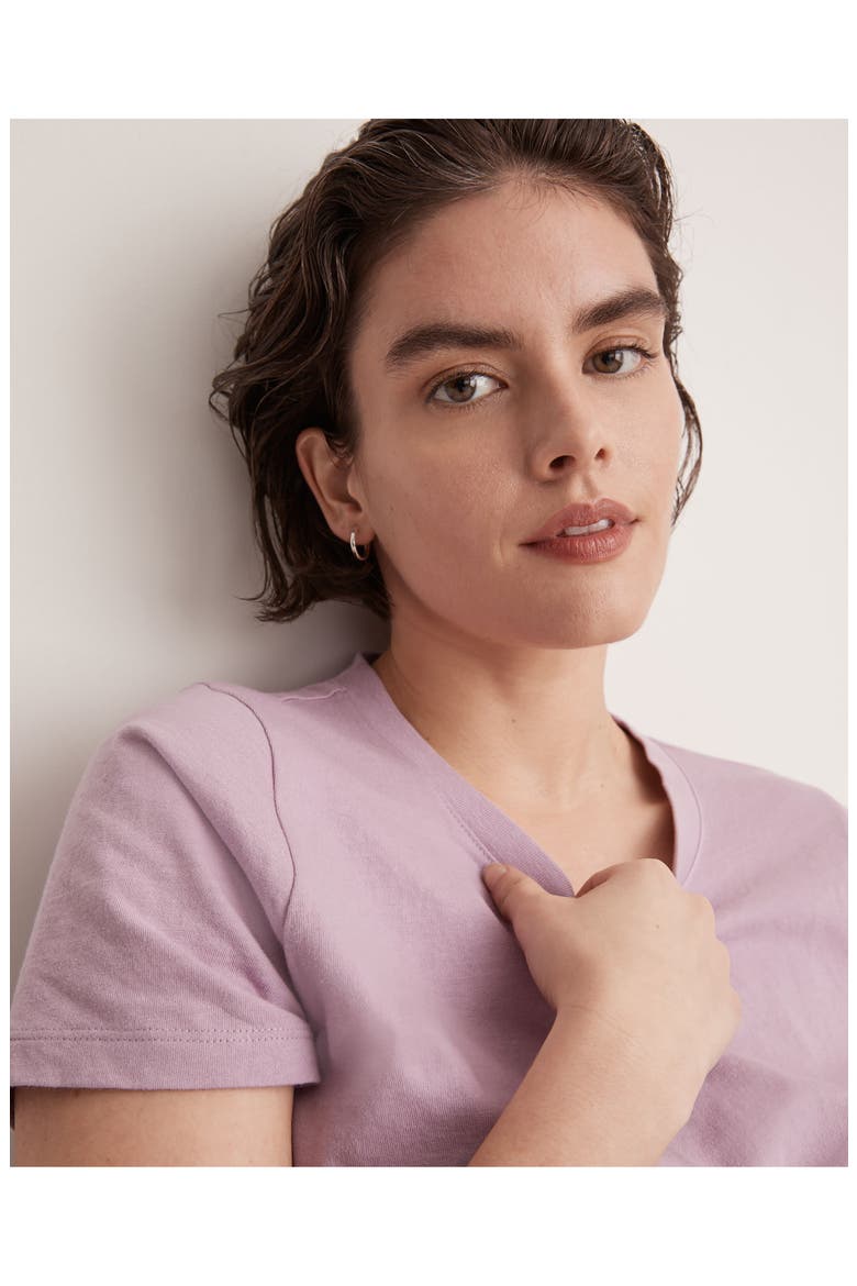 Lakeshore Softfade Cotton Crop Tee, Alternate, color, VIBRANT LILAC