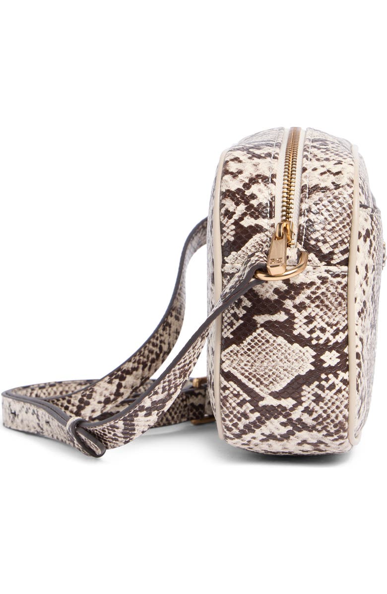 Sam Edelman Loraine Camera Bag, Alternate, color, Ivory Snake