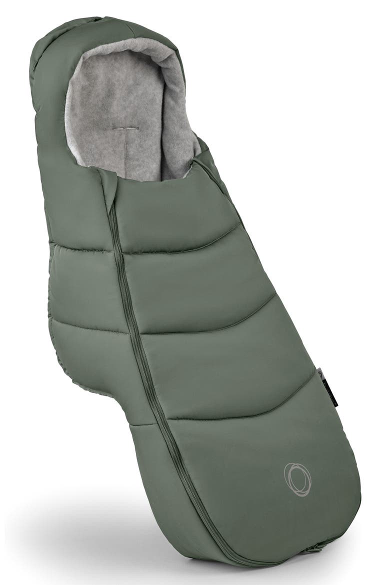 Water Repellent Stroller Footmuff, Alternate, color, FOREST GREEN