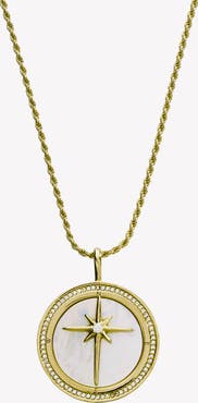 Rizen Jewelry True Direction Compass Necklace