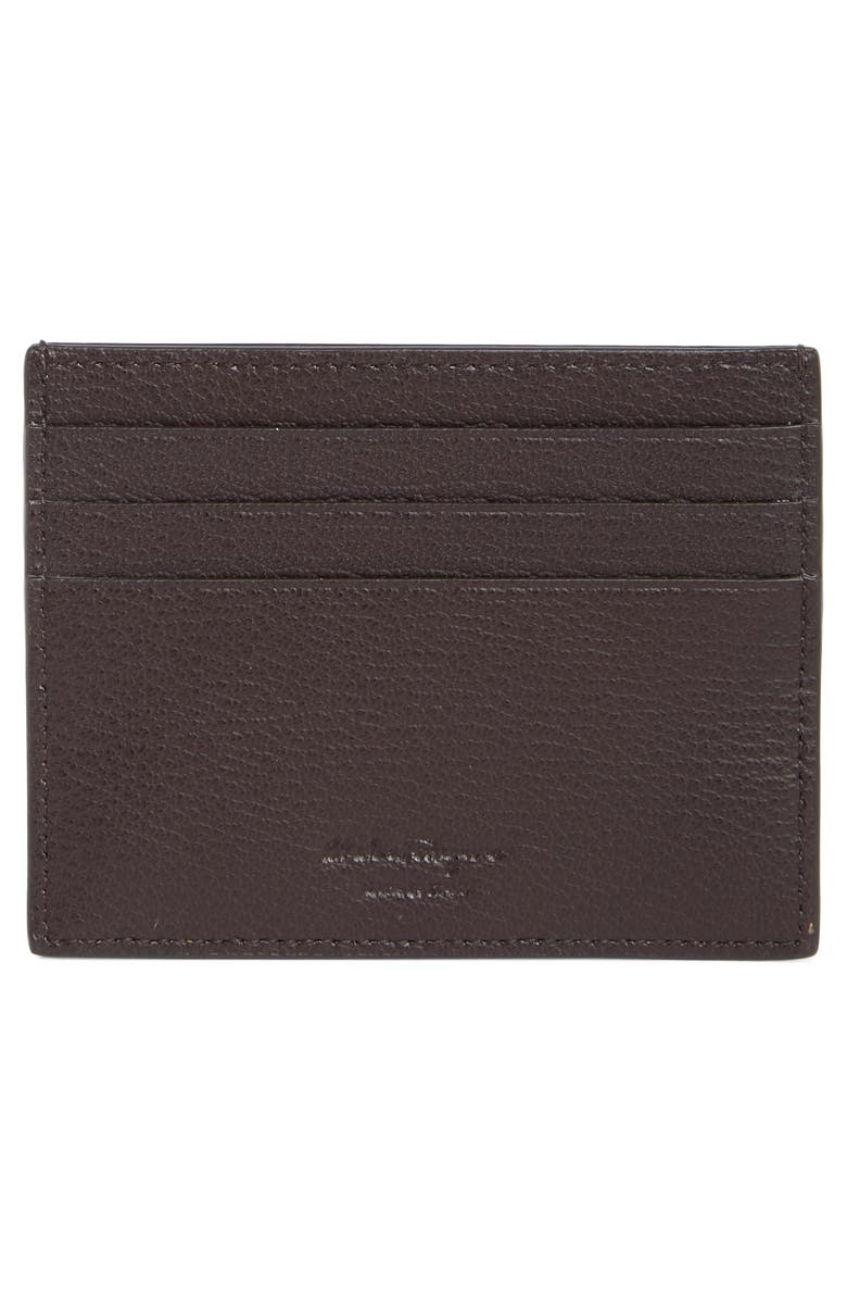 FERRAGAMO Crosta Card Holder, Alternate, color, Brown