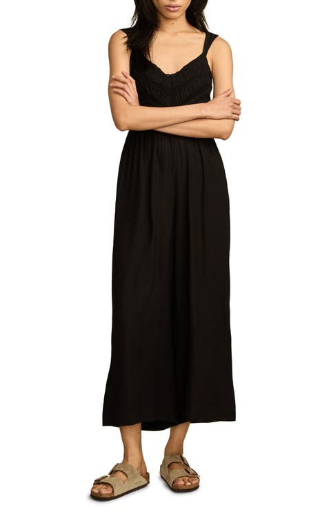 Ruched Wide Leg Jumpsuit
