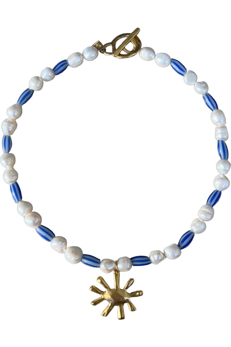Blu Necklace, Main, color, Blue