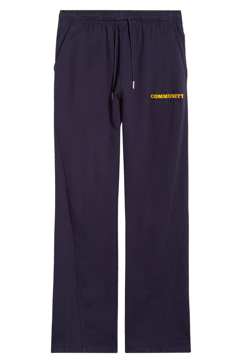 Track Cotton Sweatpants, Alternate, color, NAVY