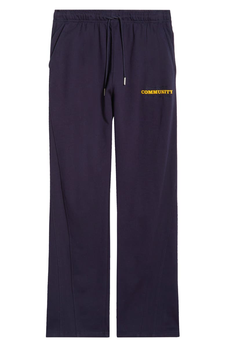 HONOR THE GIFT Track Cotton Sweatpants, Alternate, color, Navy