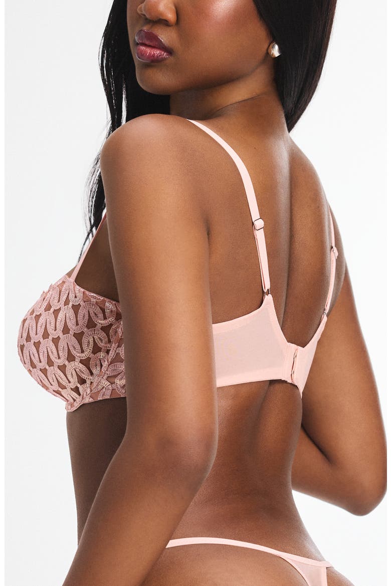 Moonkissed Embroidery Unlined Bra, Alternate, color, BLUSH RUSH IRIDESCENT