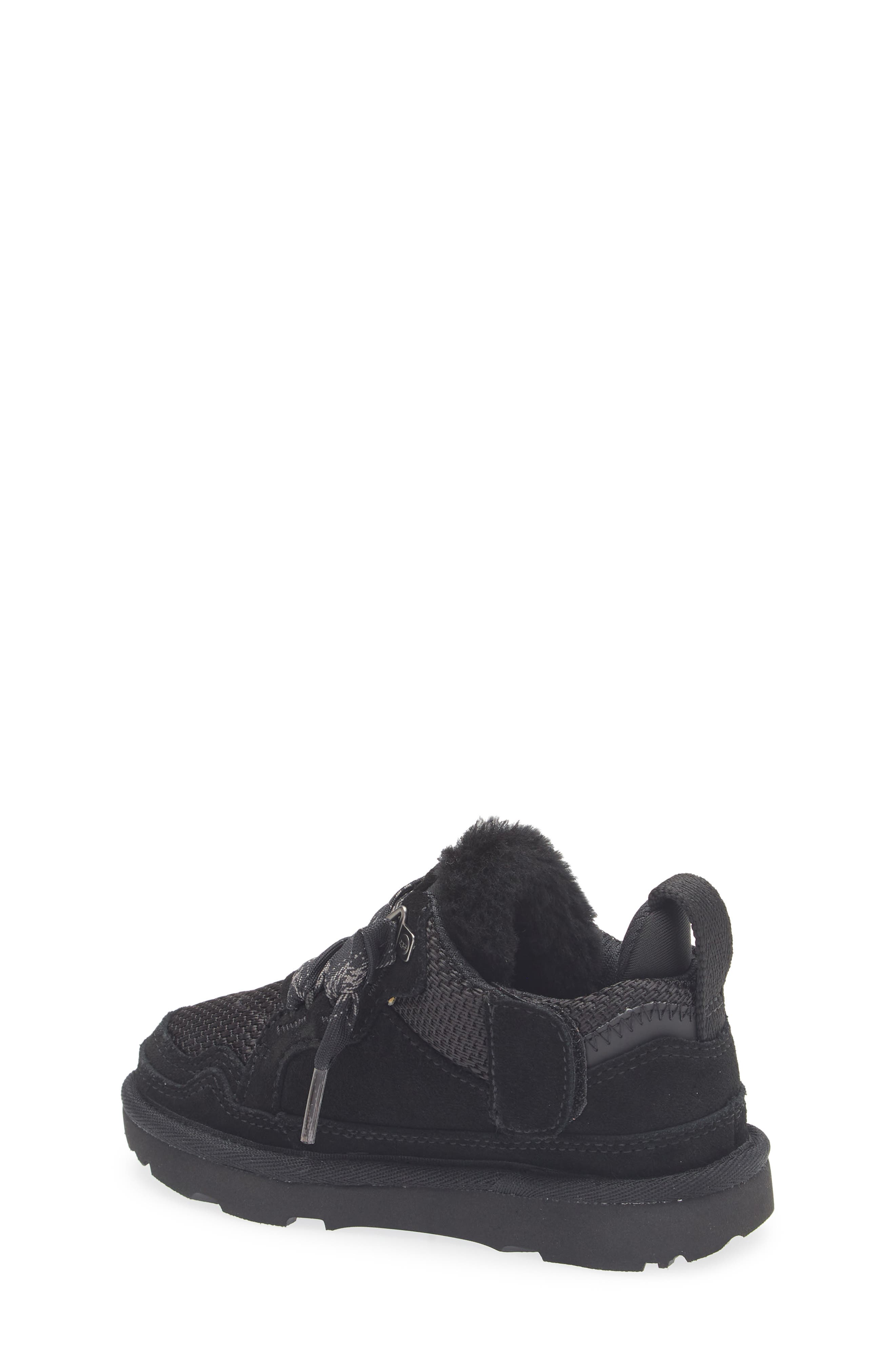UGG<sup>®</sup> Kids' Lo Lowmel Sneaker, Alternate, color, Black
