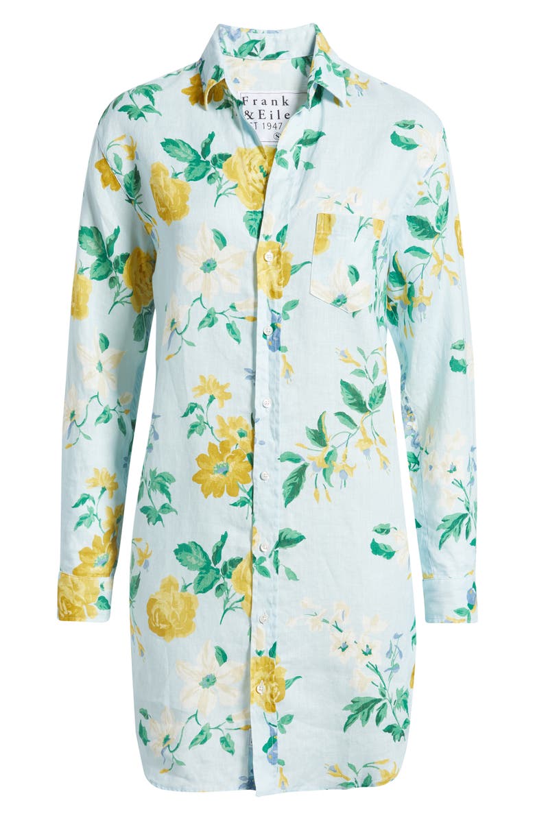 Frank & Eileen Mary Classic Long Sleeve Shirtdress, Alternate, color, Summer Scatter